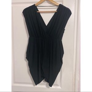 Le Chateau Grecian Mini Wrap Dress